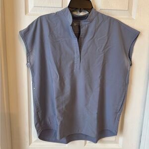 Women’s FIGS Rafaela scrub top, size S, vapor blue space dye